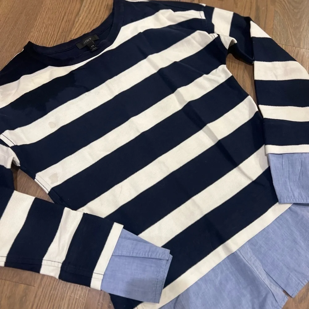 J.crew striped tee size XXS